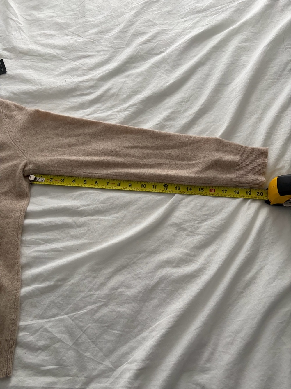 Lord & Taylor Women's Beige Quiet Luxury Lightweight Cowlneck Cashmere Sweater - Picture 8 of 8